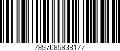 Código de barras (EAN, GTIN, SKU, ISBN): '7897085838177'