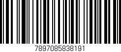 Código de barras (EAN, GTIN, SKU, ISBN): '7897085838191'