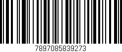 Código de barras (EAN, GTIN, SKU, ISBN): '7897085839273'