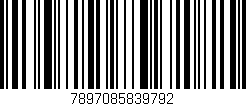 Código de barras (EAN, GTIN, SKU, ISBN): '7897085839792'