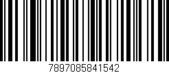 Código de barras (EAN, GTIN, SKU, ISBN): '7897085841542'