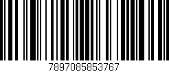 Código de barras (EAN, GTIN, SKU, ISBN): '7897085853767'