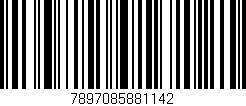 Código de barras (EAN, GTIN, SKU, ISBN): '7897085881142'