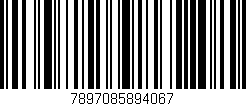 Código de barras (EAN, GTIN, SKU, ISBN): '7897085894067'