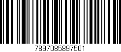 Código de barras (EAN, GTIN, SKU, ISBN): '7897085897501'