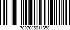Código de barras (EAN, GTIN, SKU, ISBN): '7897085911658'