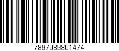 Código de barras (EAN, GTIN, SKU, ISBN): '7897089801474'