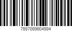 Código de barras (EAN, GTIN, SKU, ISBN): '7897089804994'