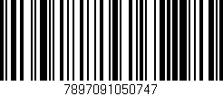 Código de barras (EAN, GTIN, SKU, ISBN): '7897091050747'