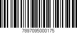 Código de barras (EAN, GTIN, SKU, ISBN): '7897095000175'
