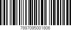Código de barras (EAN, GTIN, SKU, ISBN): '7897095001806'