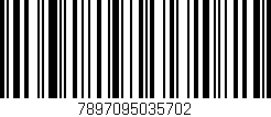 Código de barras (EAN, GTIN, SKU, ISBN): '7897095035702'