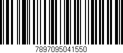 Código de barras (EAN, GTIN, SKU, ISBN): '7897095041550'
