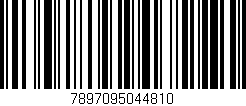 Código de barras (EAN, GTIN, SKU, ISBN): '7897095044810'