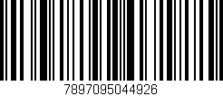 Código de barras (EAN, GTIN, SKU, ISBN): '7897095044926'