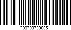 Código de barras (EAN, GTIN, SKU, ISBN): '7897097300051'