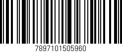 Código de barras (EAN, GTIN, SKU, ISBN): '7897101505960'