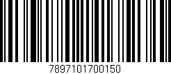 Código de barras (EAN, GTIN, SKU, ISBN): '7897101700150'