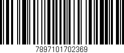 Código de barras (EAN, GTIN, SKU, ISBN): '7897101702369'