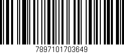Código de barras (EAN, GTIN, SKU, ISBN): '7897101703649'