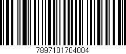 Código de barras (EAN, GTIN, SKU, ISBN): '7897101704004'