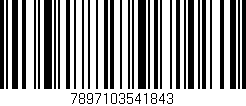 Código de barras (EAN, GTIN, SKU, ISBN): '7897103541843'