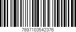 Código de barras (EAN, GTIN, SKU, ISBN): '7897103542376'