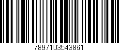 Código de barras (EAN, GTIN, SKU, ISBN): '7897103543861'