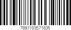 Código de barras (EAN, GTIN, SKU, ISBN): '7897103571635'