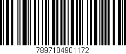 Código de barras (EAN, GTIN, SKU, ISBN): '7897104901172'