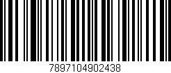 Código de barras (EAN, GTIN, SKU, ISBN): '7897104902438'