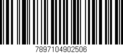 Código de barras (EAN, GTIN, SKU, ISBN): '7897104902506'