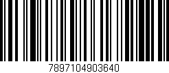 Código de barras (EAN, GTIN, SKU, ISBN): '7897104903640'