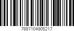 Código de barras (EAN, GTIN, SKU, ISBN): '7897104905217'