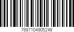 Código de barras (EAN, GTIN, SKU, ISBN): '7897104905248'