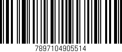 Código de barras (EAN, GTIN, SKU, ISBN): '7897104905514'