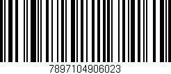 Código de barras (EAN, GTIN, SKU, ISBN): '7897104906023'