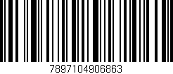 Código de barras (EAN, GTIN, SKU, ISBN): '7897104906863'
