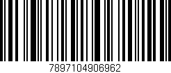 Código de barras (EAN, GTIN, SKU, ISBN): '7897104906962'