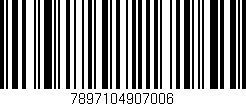 Código de barras (EAN, GTIN, SKU, ISBN): '7897104907006'