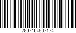 Código de barras (EAN, GTIN, SKU, ISBN): '7897104907174'