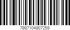 Código de barras (EAN, GTIN, SKU, ISBN): '7897104907259'