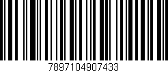Código de barras (EAN, GTIN, SKU, ISBN): '7897104907433'