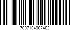 Código de barras (EAN, GTIN, SKU, ISBN): '7897104907482'