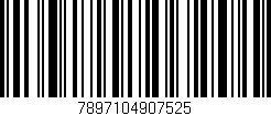 Código de barras (EAN, GTIN, SKU, ISBN): '7897104907525'