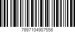 Código de barras (EAN, GTIN, SKU, ISBN): '7897104907556'