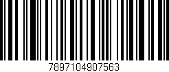 Código de barras (EAN, GTIN, SKU, ISBN): '7897104907563'