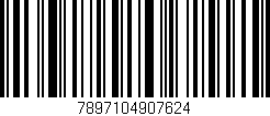 Código de barras (EAN, GTIN, SKU, ISBN): '7897104907624'