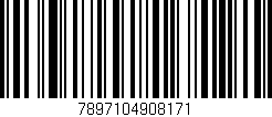 Código de barras (EAN, GTIN, SKU, ISBN): '7897104908171'
