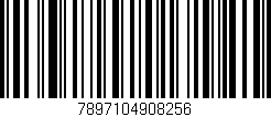 Código de barras (EAN, GTIN, SKU, ISBN): '7897104908256'
